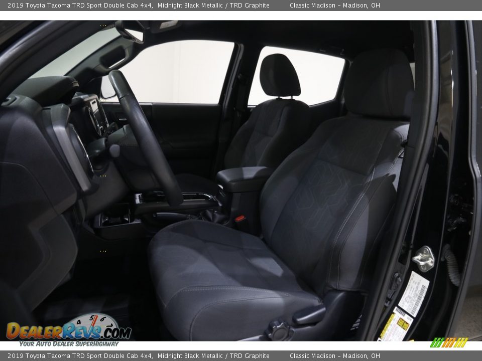 2019 Toyota Tacoma TRD Sport Double Cab 4x4 Midnight Black Metallic / TRD Graphite Photo #5