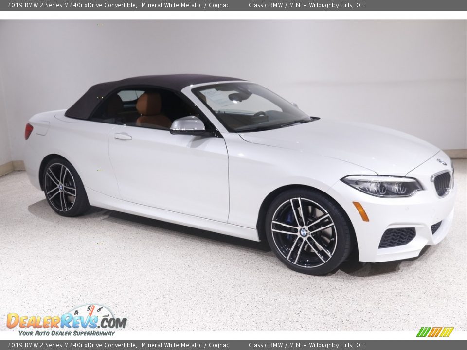 Mineral White Metallic 2019 BMW 2 Series M240i xDrive Convertible Photo #2