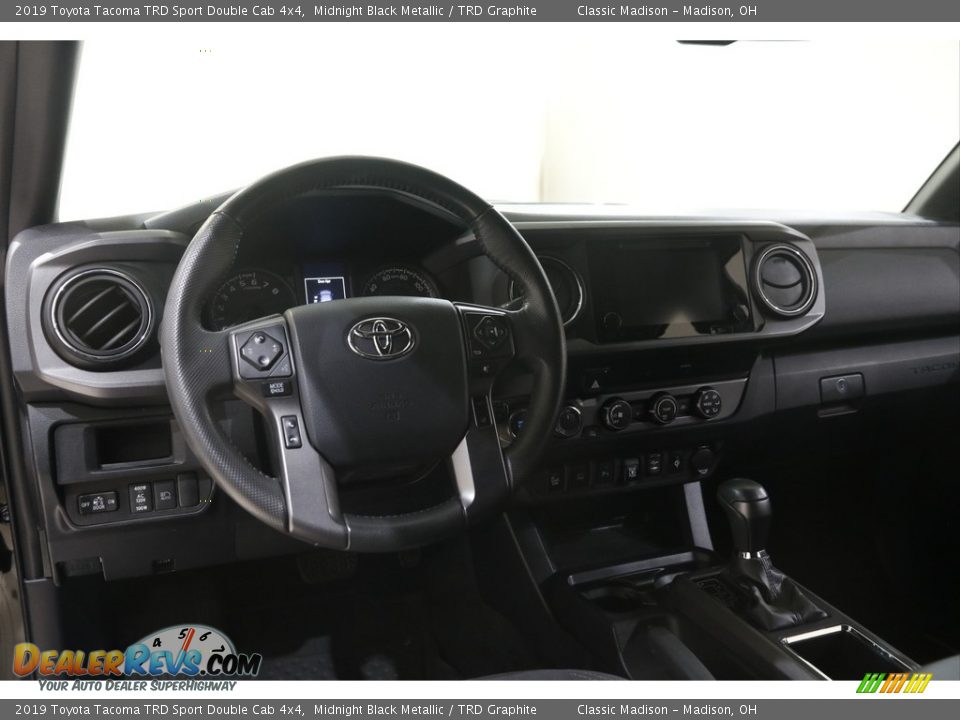 2019 Toyota Tacoma TRD Sport Double Cab 4x4 Midnight Black Metallic / TRD Graphite Photo #6