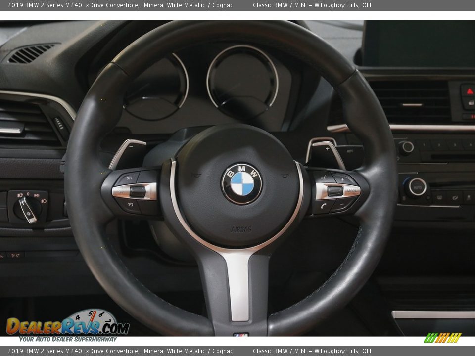 2019 BMW 2 Series M240i xDrive Convertible Steering Wheel Photo #8