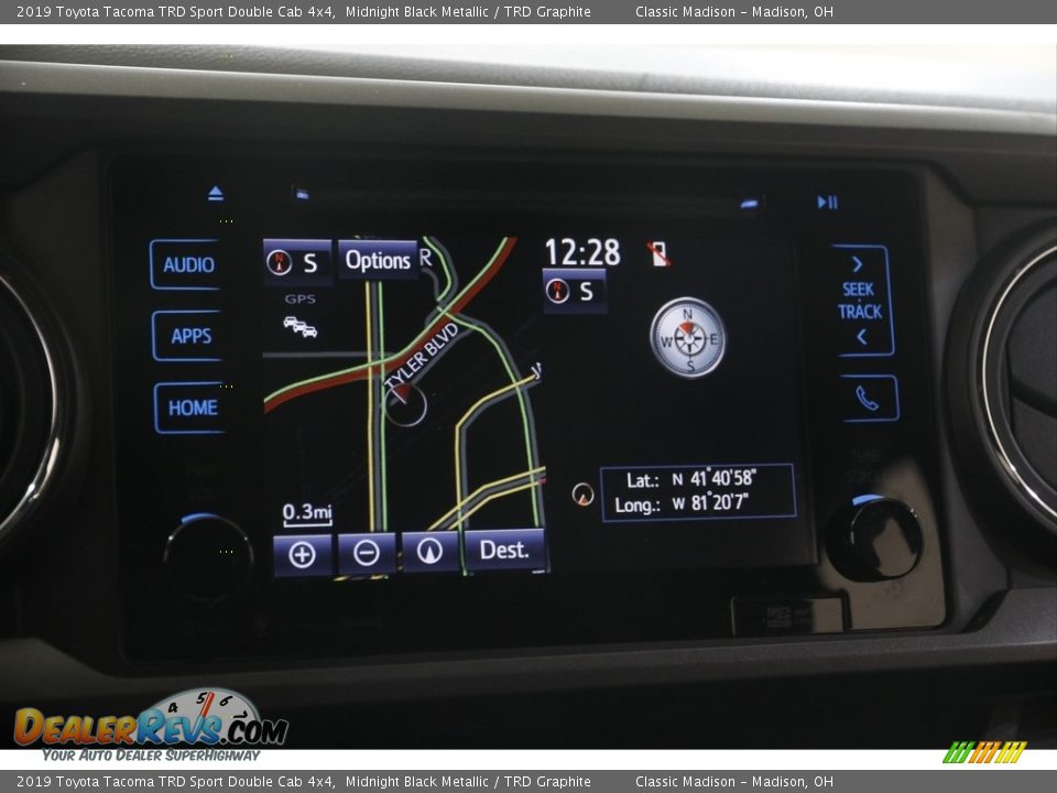 2019 Toyota Tacoma TRD Sport Double Cab 4x4 Midnight Black Metallic / TRD Graphite Photo #12