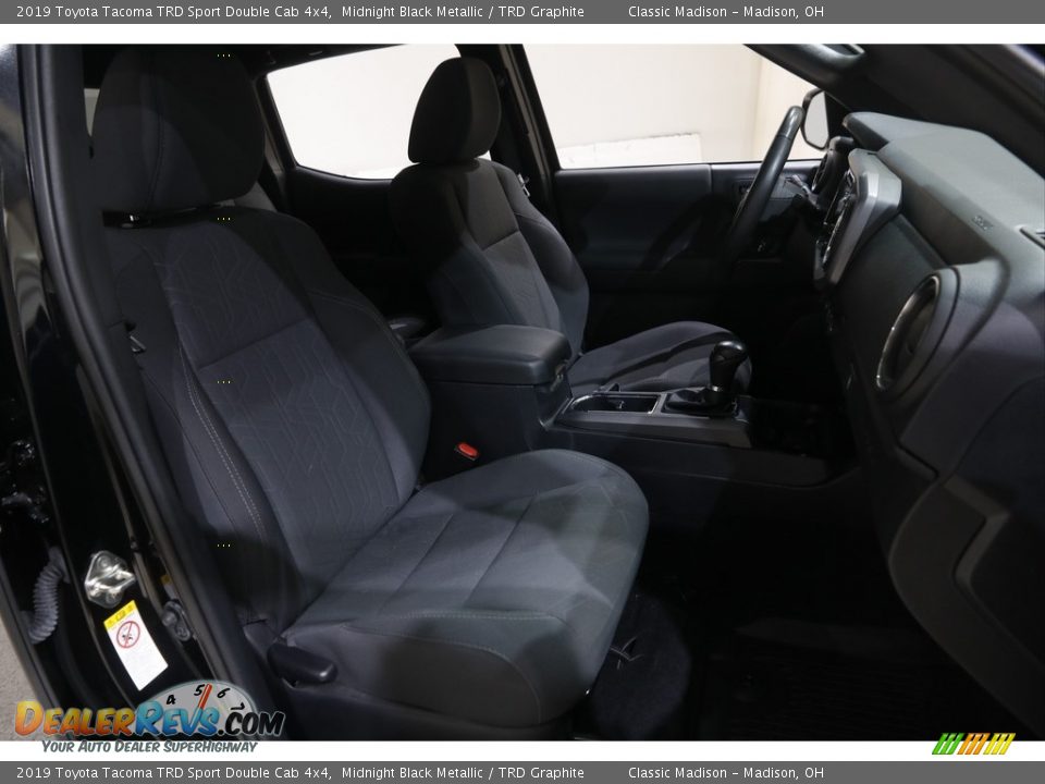 2019 Toyota Tacoma TRD Sport Double Cab 4x4 Midnight Black Metallic / TRD Graphite Photo #16