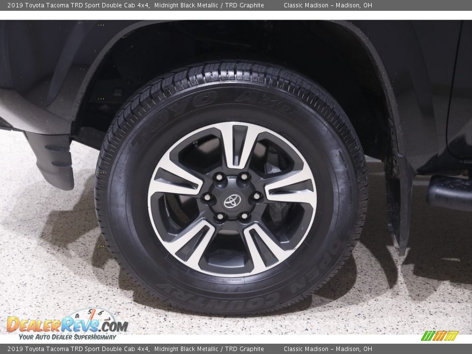 2019 Toyota Tacoma TRD Sport Double Cab 4x4 Midnight Black Metallic / TRD Graphite Photo #20