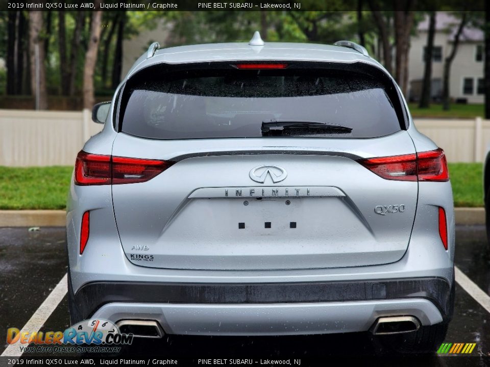 2019 Infiniti QX50 Luxe AWD Liquid Platinum / Graphite Photo #7