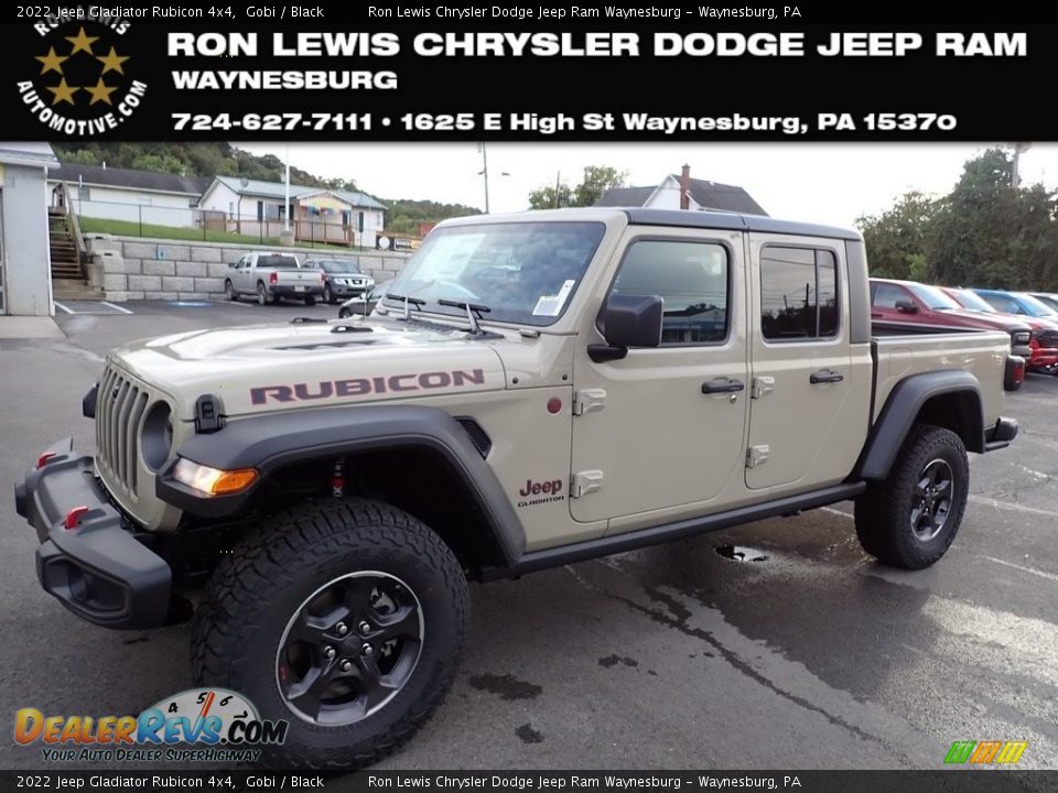 2022 Jeep Gladiator Rubicon 4x4 Gobi / Black Photo #1