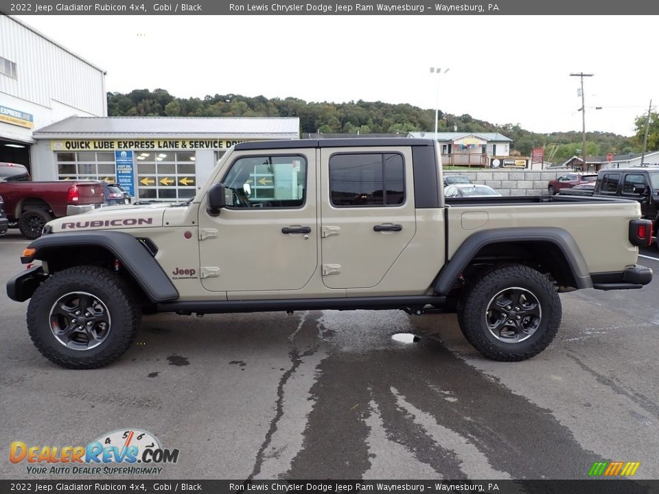 2022 Jeep Gladiator Rubicon 4x4 Gobi / Black Photo #2