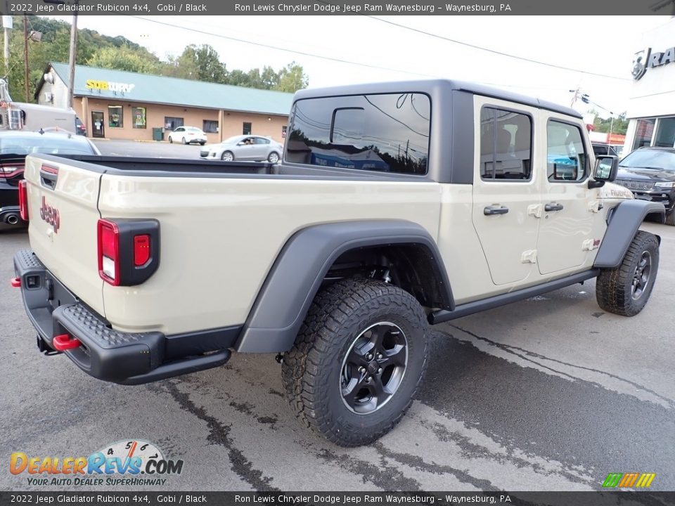 2022 Jeep Gladiator Rubicon 4x4 Gobi / Black Photo #5