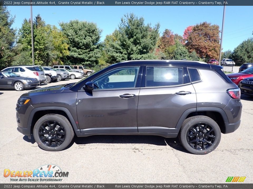 2022 Jeep Compass Altitude 4x4 Granite Crystal Metallic / Black Photo #2