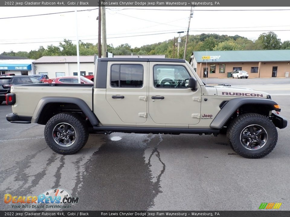 2022 Jeep Gladiator Rubicon 4x4 Gobi / Black Photo #6