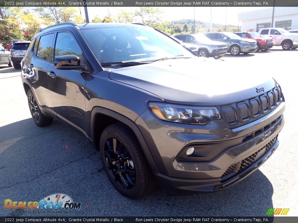 2022 Jeep Compass Altitude 4x4 Granite Crystal Metallic / Black Photo #7