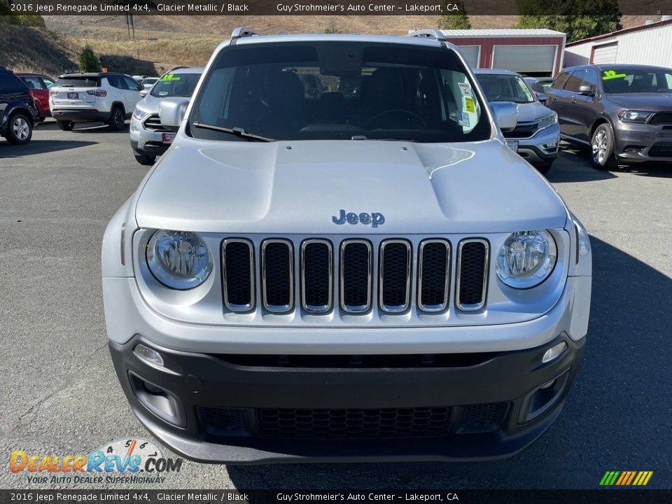 2016 Jeep Renegade Limited 4x4 Glacier Metallic / Black Photo #2