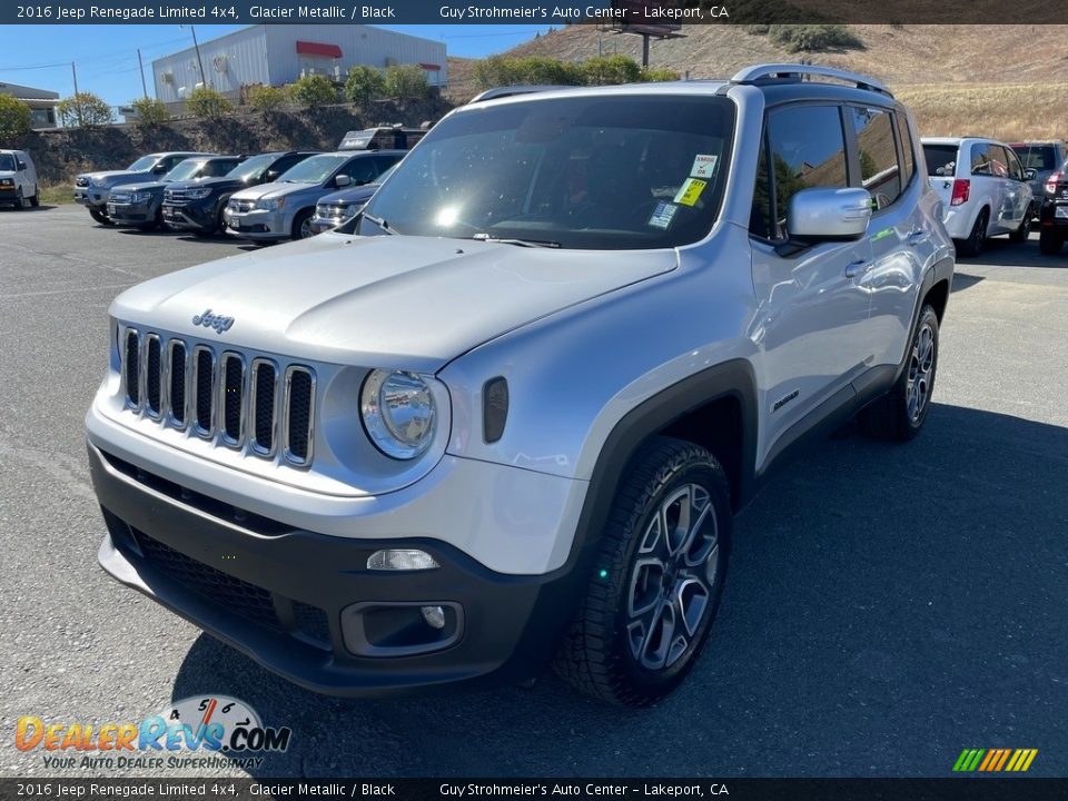 2016 Jeep Renegade Limited 4x4 Glacier Metallic / Black Photo #3