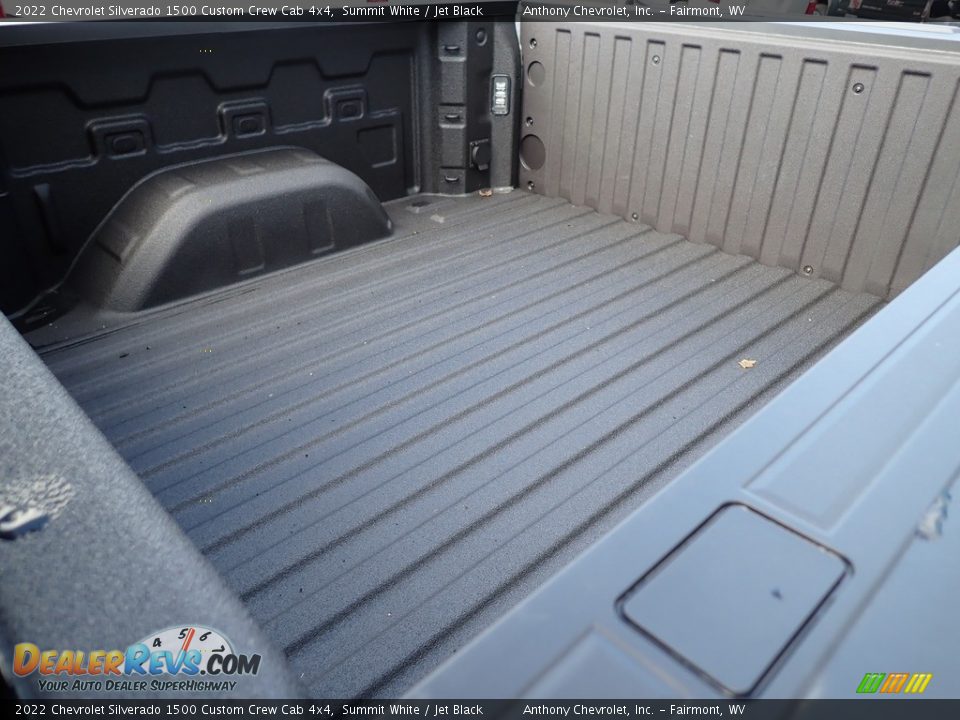 2022 Chevrolet Silverado 1500 Custom Crew Cab 4x4 Summit White / Jet Black Photo #12