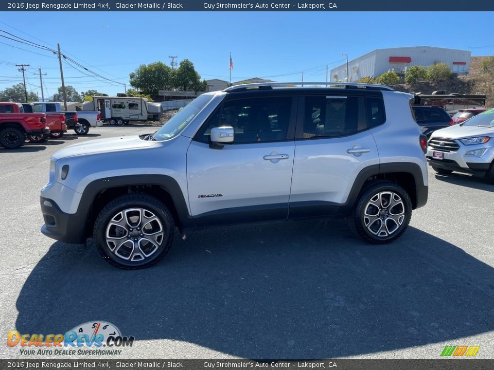 2016 Jeep Renegade Limited 4x4 Glacier Metallic / Black Photo #4