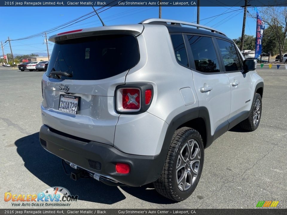 2016 Jeep Renegade Limited 4x4 Glacier Metallic / Black Photo #7