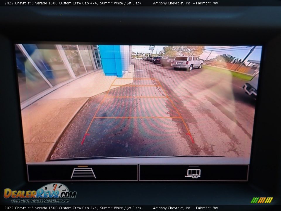 2022 Chevrolet Silverado 1500 Custom Crew Cab 4x4 Summit White / Jet Black Photo #19