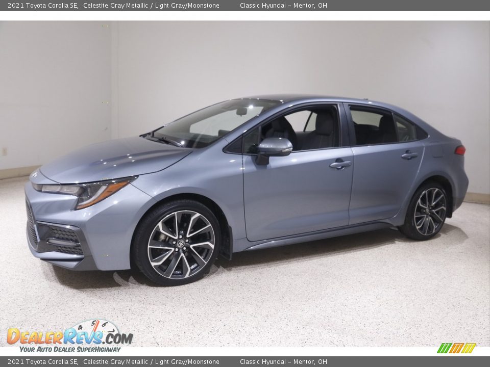 2021 Toyota Corolla SE Celestite Gray Metallic / Light Gray/Moonstone Photo #3