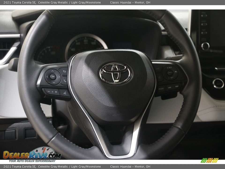 2021 Toyota Corolla SE Celestite Gray Metallic / Light Gray/Moonstone Photo #7