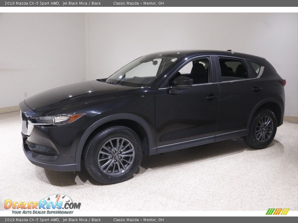 2019 Mazda CX-5 Sport AWD Jet Black Mica / Black Photo #3