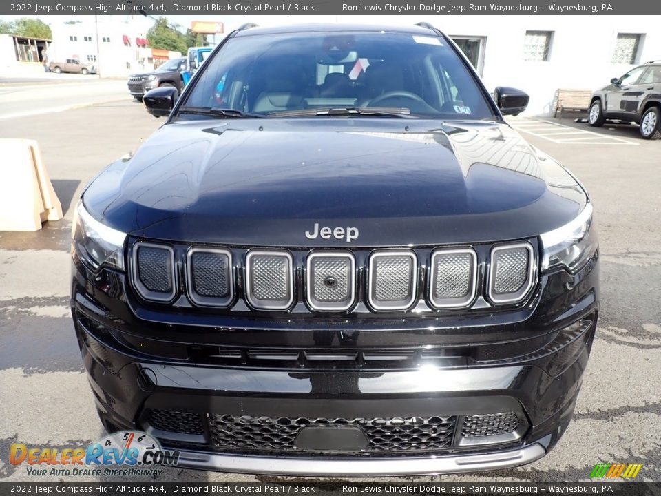 2022 Jeep Compass High Altitude 4x4 Diamond Black Crystal Pearl / Black Photo #9