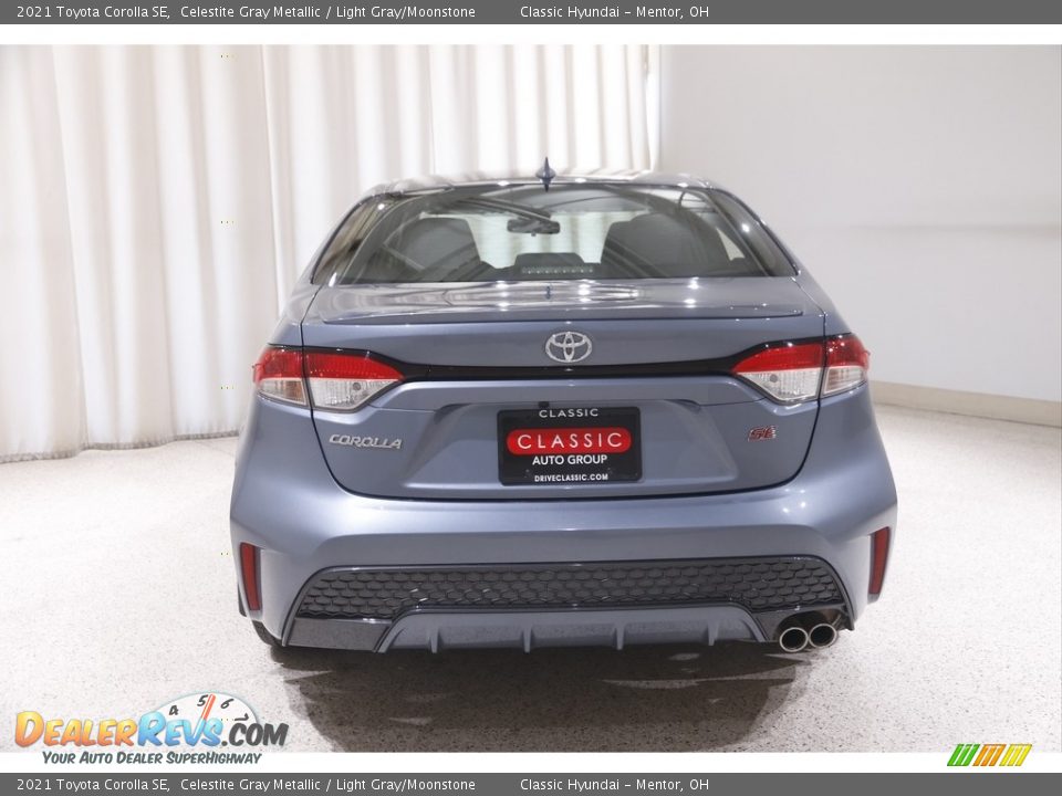 2021 Toyota Corolla SE Celestite Gray Metallic / Light Gray/Moonstone Photo #17
