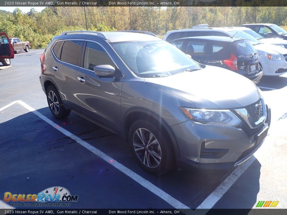 2020 Nissan Rogue SV AWD Gun Metallic / Charcoal Photo #2
