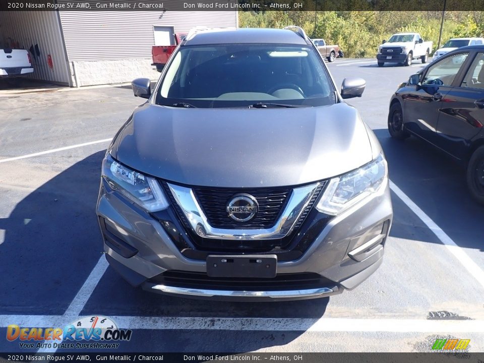 2020 Nissan Rogue SV AWD Gun Metallic / Charcoal Photo #3