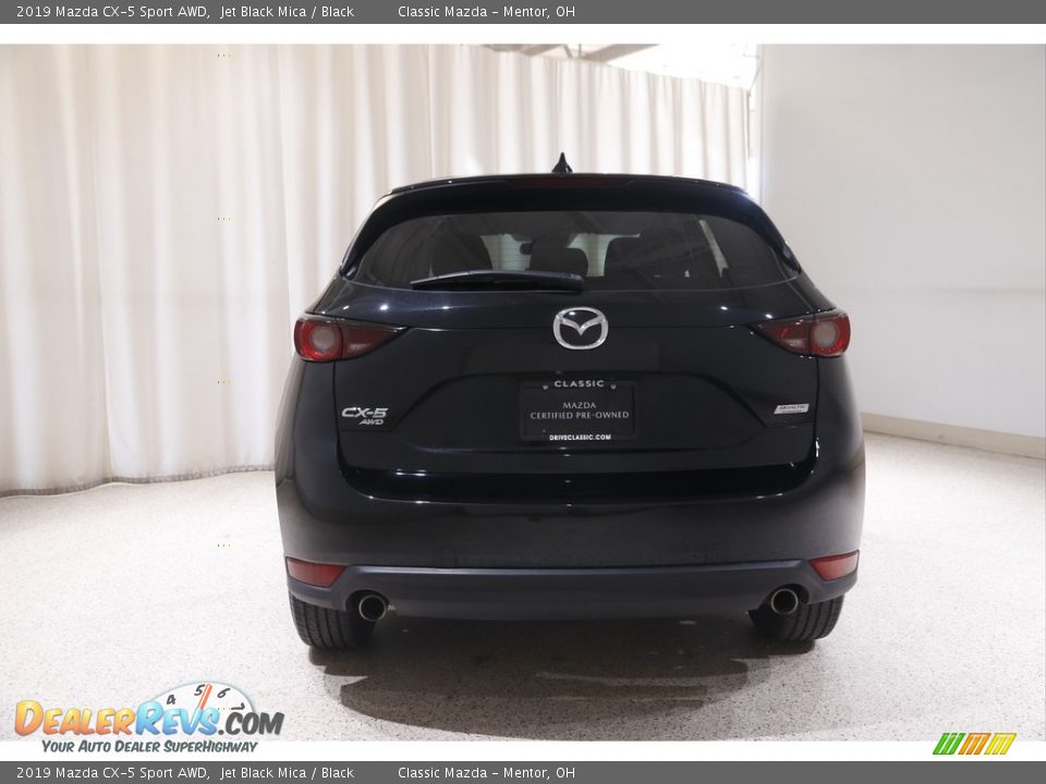 2019 Mazda CX-5 Sport AWD Jet Black Mica / Black Photo #17