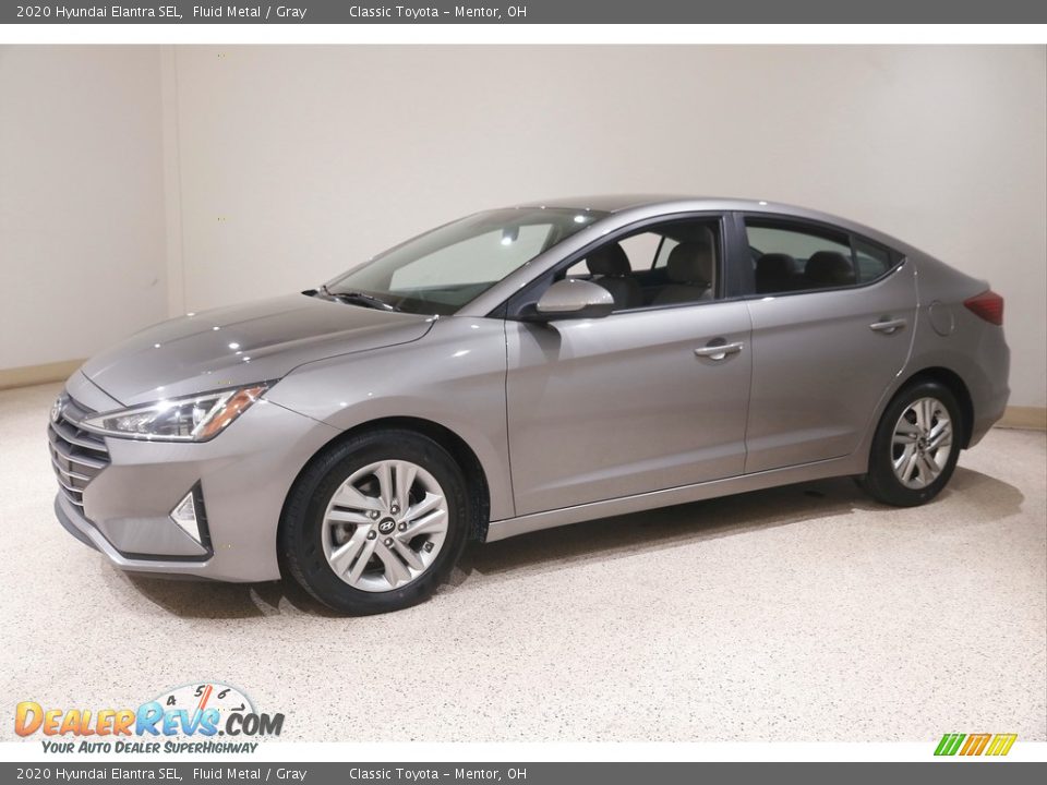 2020 Hyundai Elantra SEL Fluid Metal / Gray Photo #3