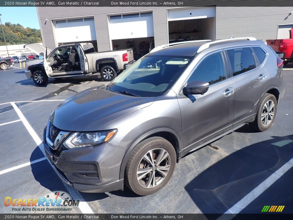 2020 Nissan Rogue SV AWD Gun Metallic / Charcoal Photo #7