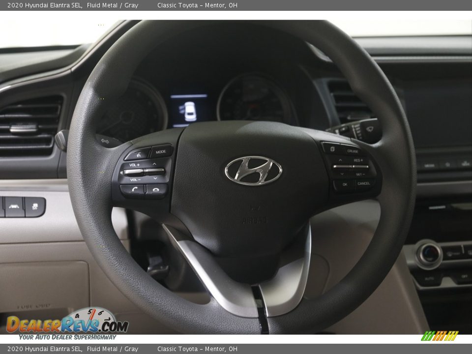 2020 Hyundai Elantra SEL Fluid Metal / Gray Photo #7