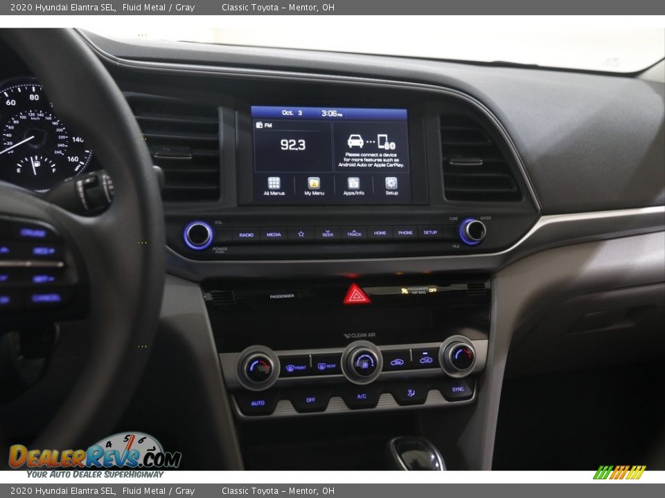 2020 Hyundai Elantra SEL Fluid Metal / Gray Photo #9