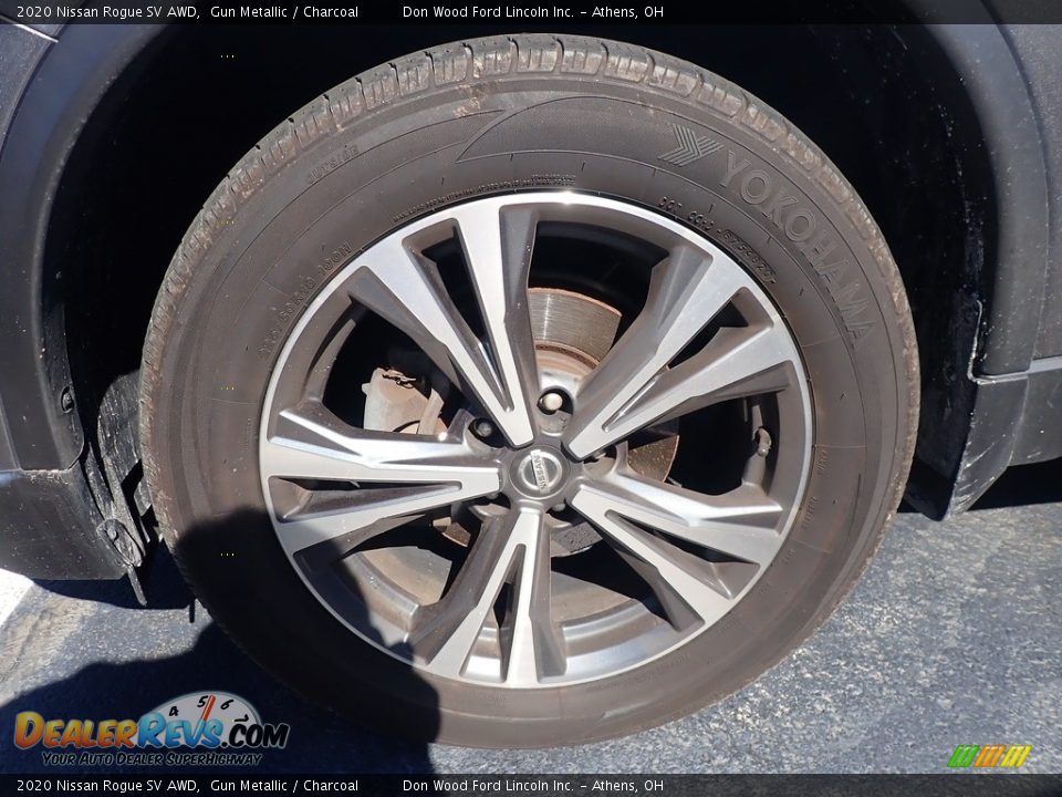 2020 Nissan Rogue SV AWD Gun Metallic / Charcoal Photo #12