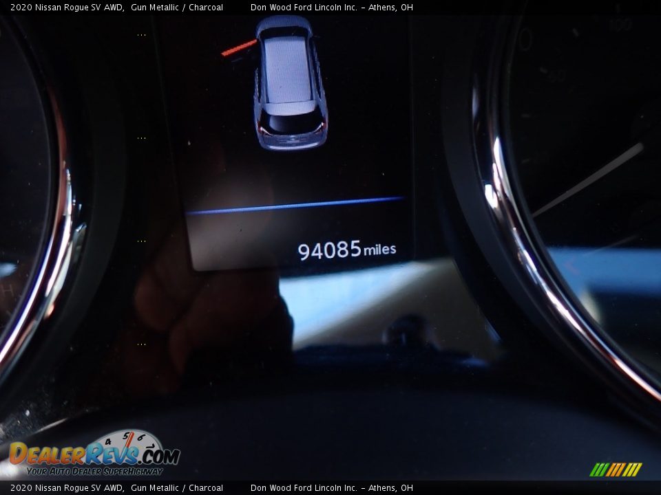 2020 Nissan Rogue SV AWD Gun Metallic / Charcoal Photo #13