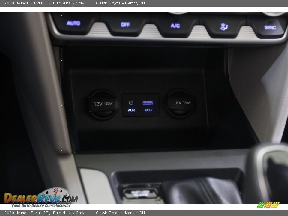 2020 Hyundai Elantra SEL Fluid Metal / Gray Photo #12