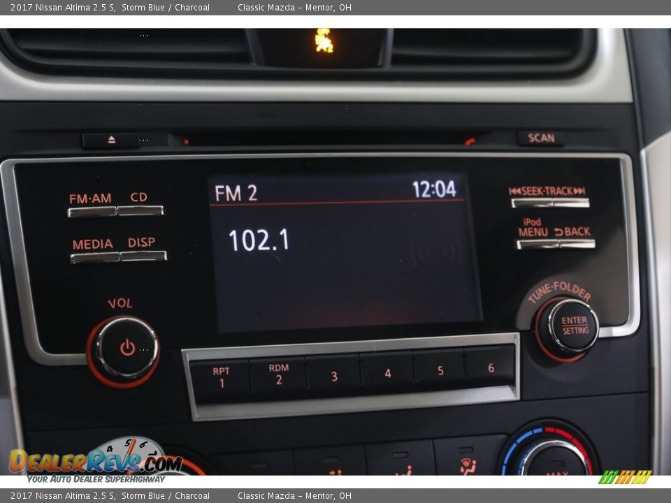 2017 Nissan Altima 2.5 S Storm Blue / Charcoal Photo #10
