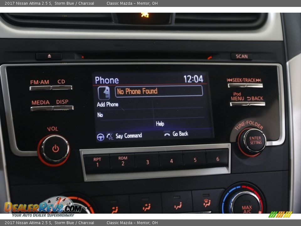 2017 Nissan Altima 2.5 S Storm Blue / Charcoal Photo #11
