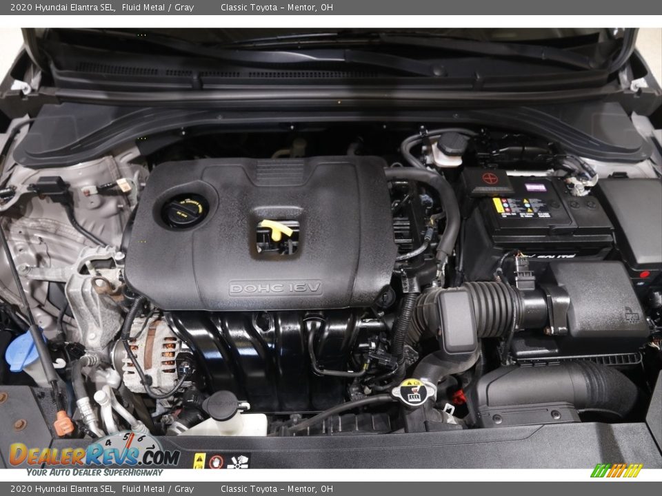 2020 Hyundai Elantra SEL Fluid Metal / Gray Photo #18