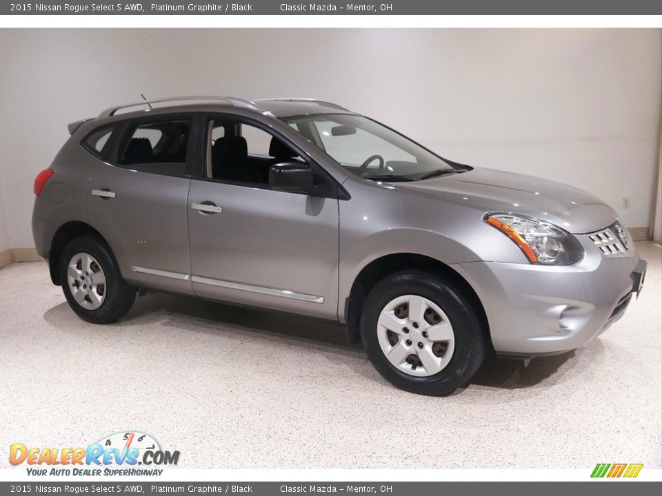 2015 Nissan Rogue Select S AWD Platinum Graphite / Black Photo #1