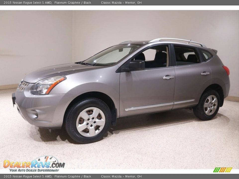 2015 Nissan Rogue Select S AWD Platinum Graphite / Black Photo #3