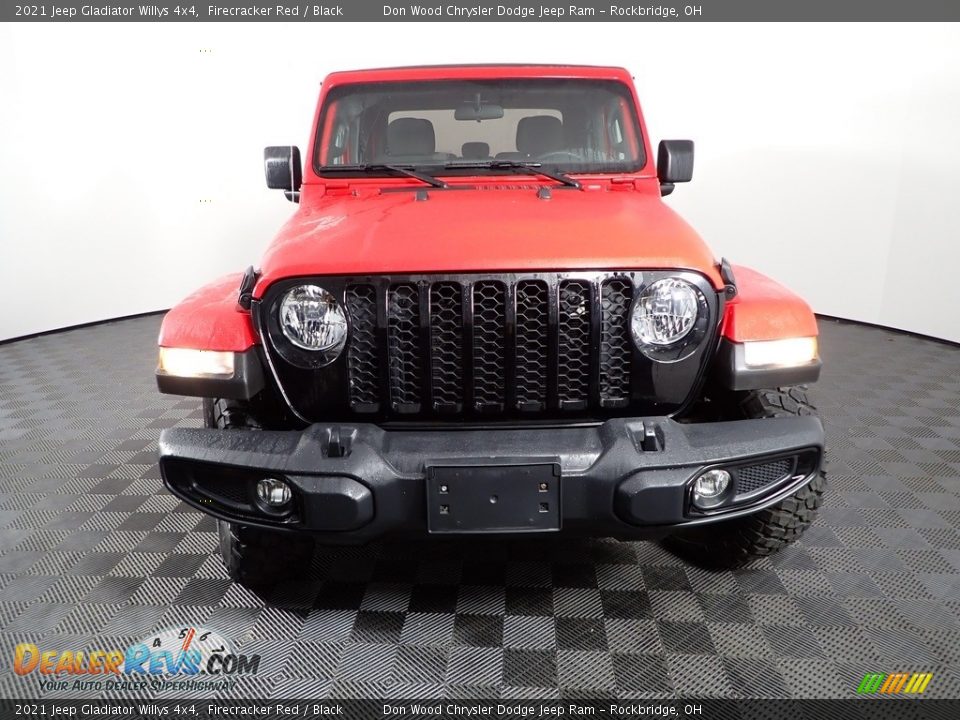 2021 Jeep Gladiator Willys 4x4 Firecracker Red / Black Photo #4