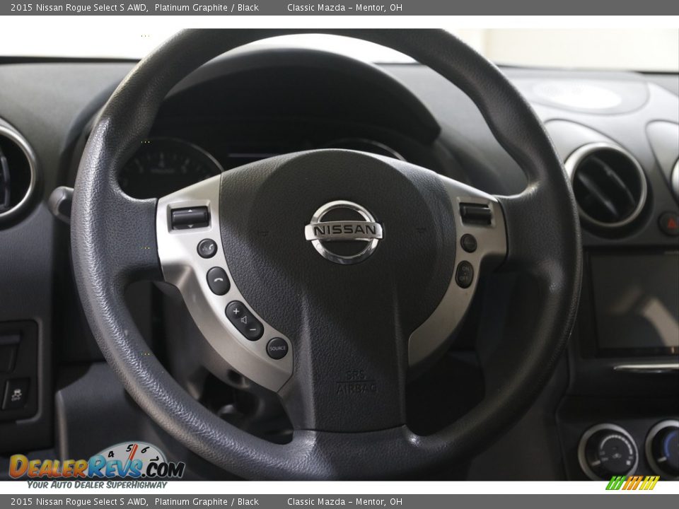 2015 Nissan Rogue Select S AWD Platinum Graphite / Black Photo #7
