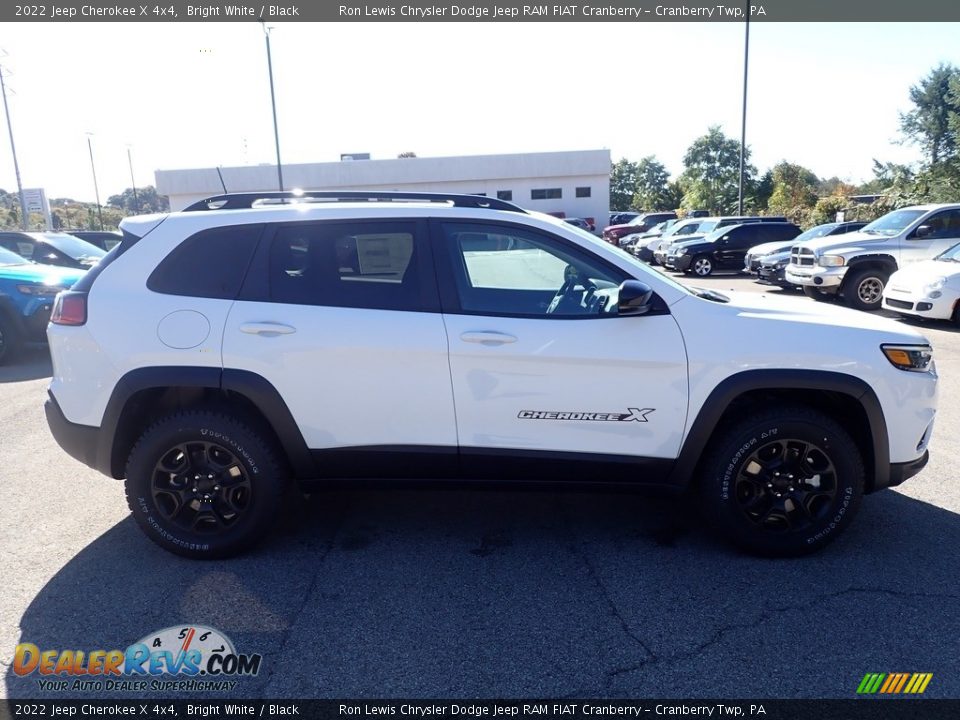 2022 Jeep Cherokee X 4x4 Bright White / Black Photo #6