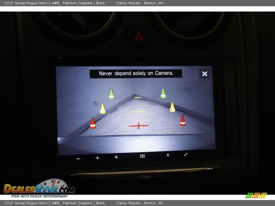 2015 Nissan Rogue Select S AWD Platinum Graphite / Black Photo #11