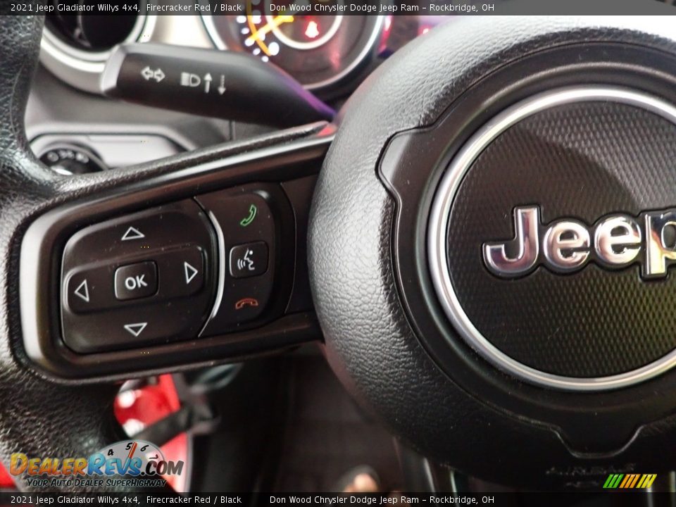 2021 Jeep Gladiator Willys 4x4 Firecracker Red / Black Photo #14