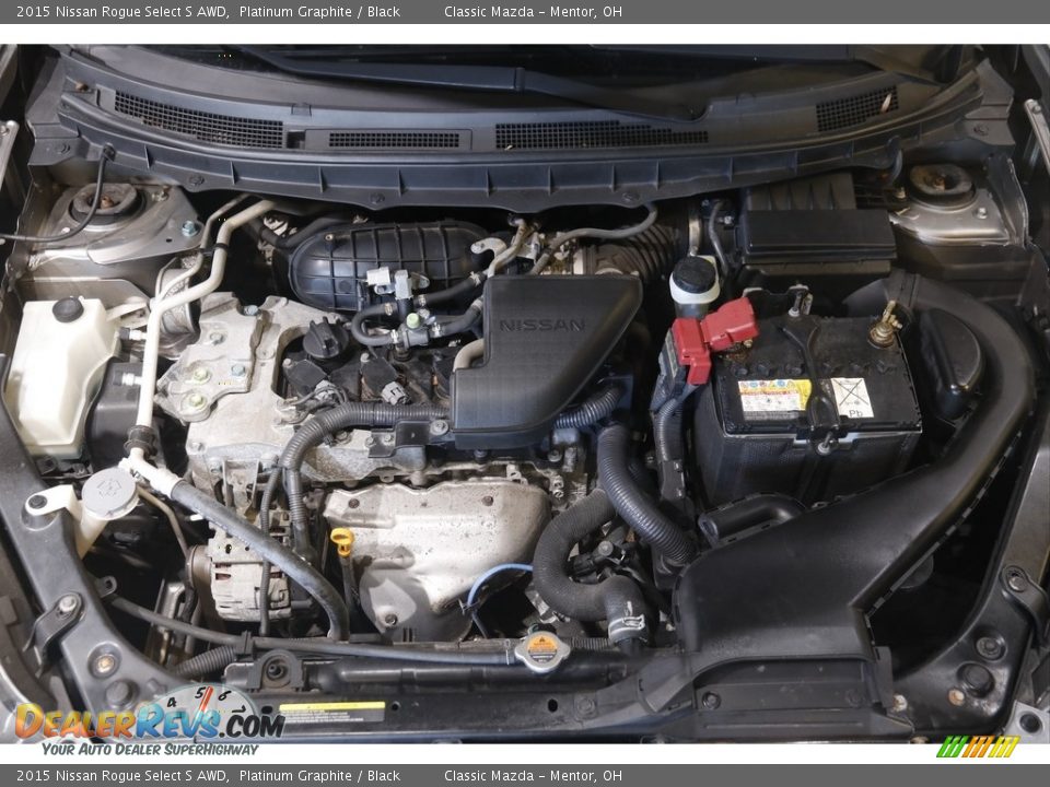 2015 Nissan Rogue Select S AWD Platinum Graphite / Black Photo #18