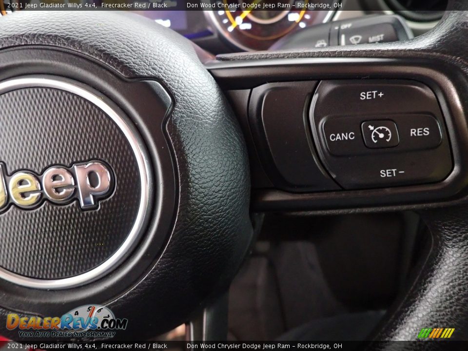 2021 Jeep Gladiator Willys 4x4 Firecracker Red / Black Photo #15