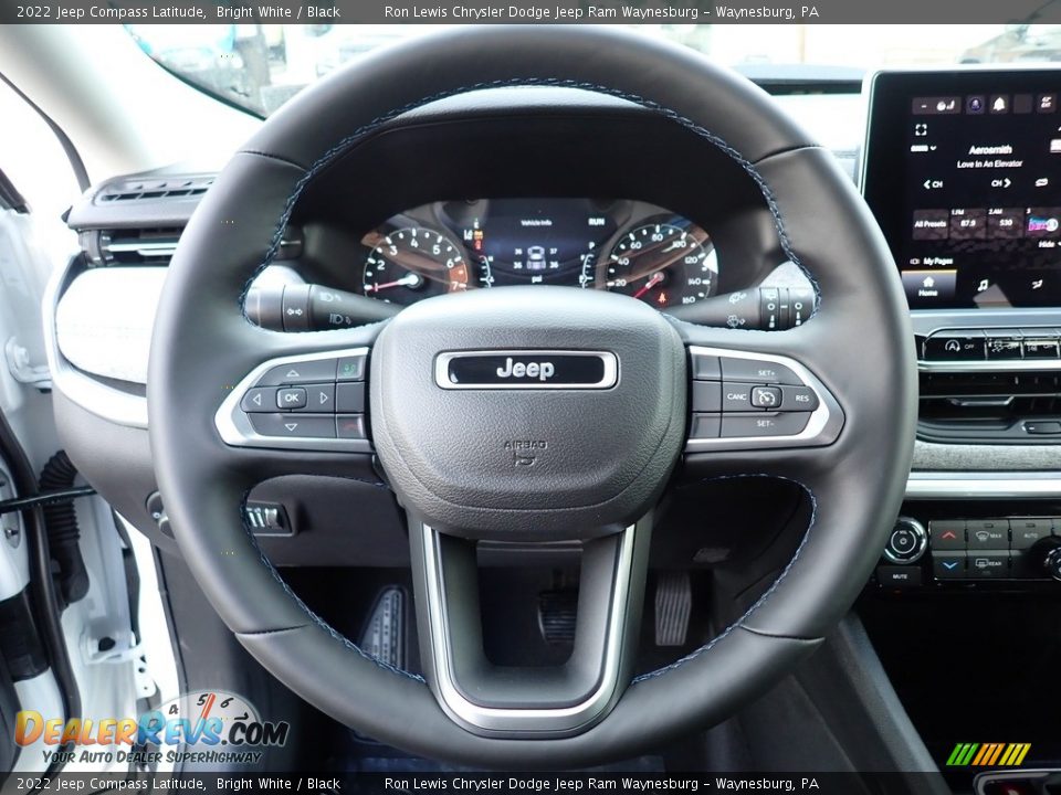 2022 Jeep Compass Latitude Bright White / Black Photo #18