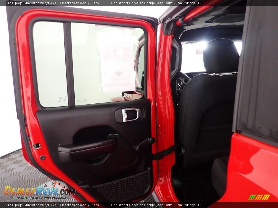 2021 Jeep Gladiator Willys 4x4 Firecracker Red / Black Photo #20