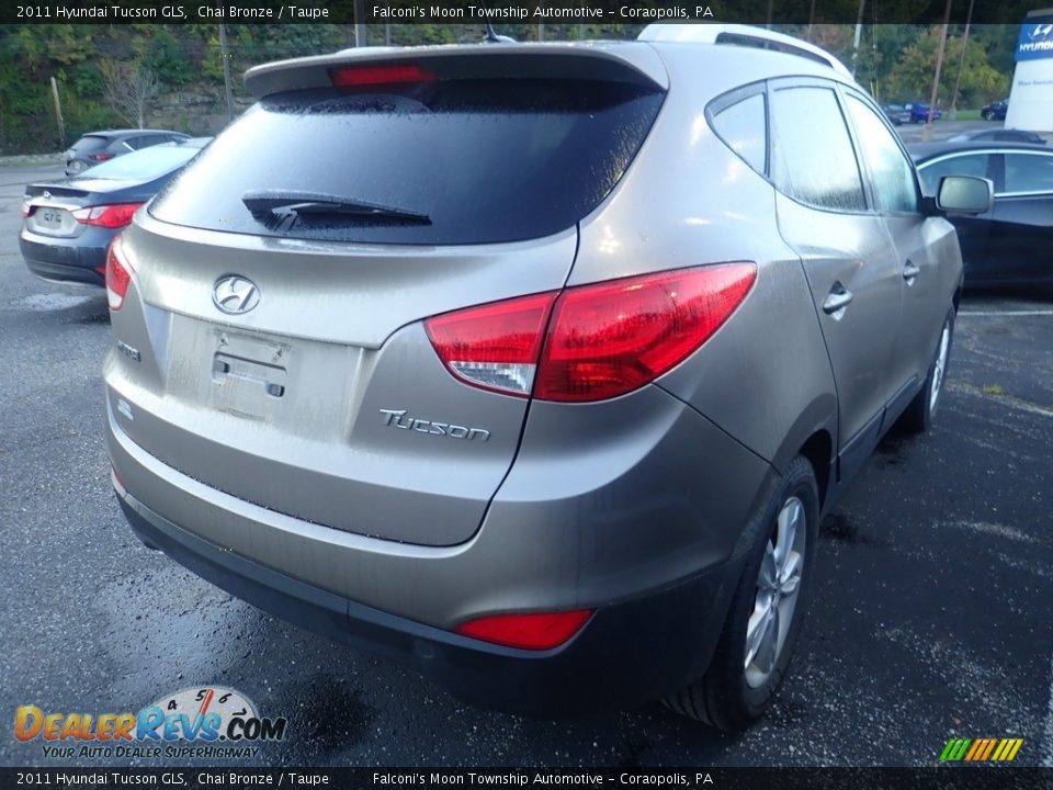 2011 Hyundai Tucson GLS Chai Bronze / Taupe Photo #4